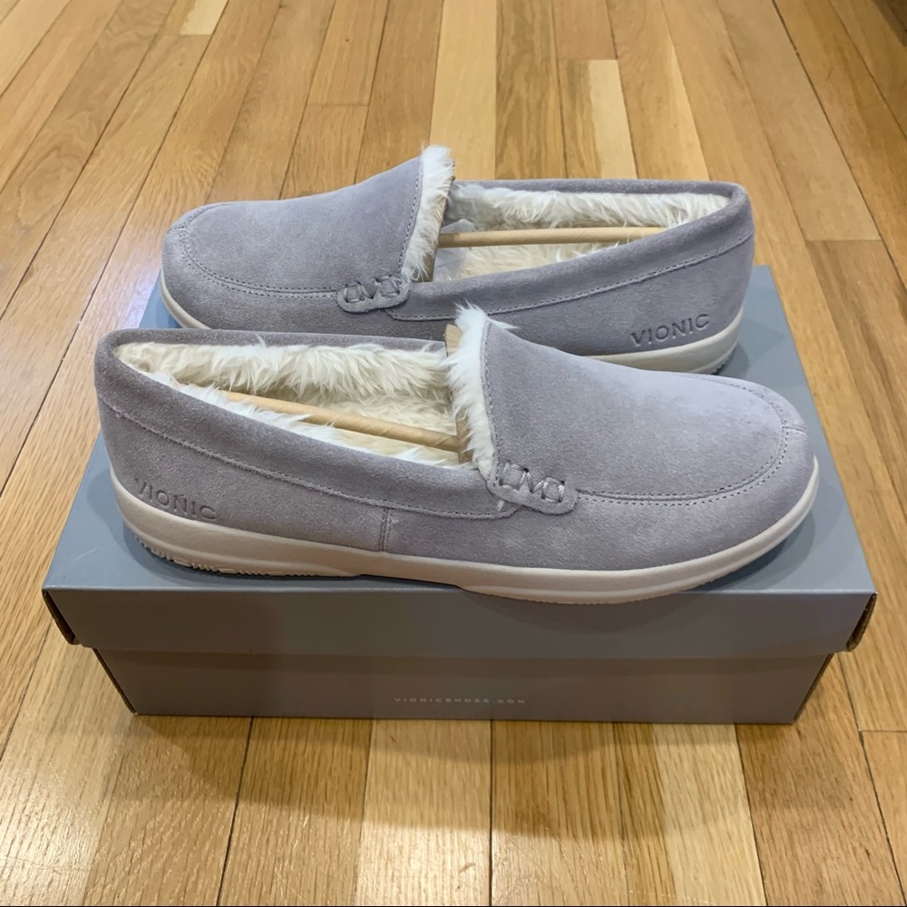 VIONIC LYNEZ SLIPPER- LT GREY -Size 9
